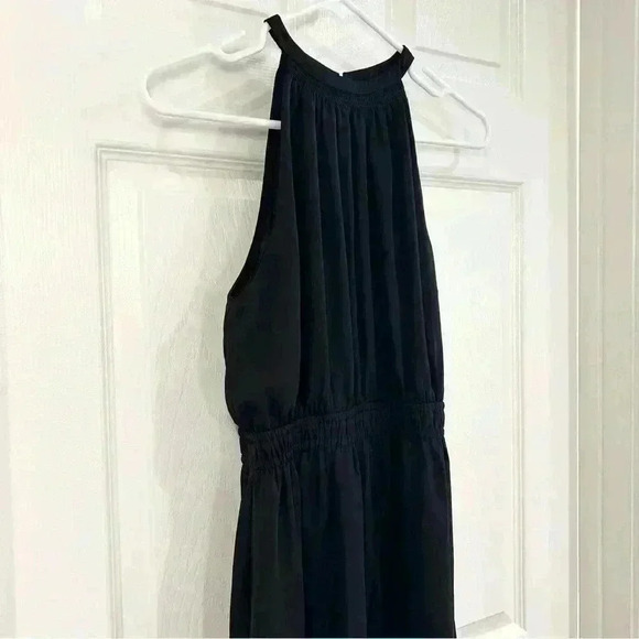 Shinestar Dress SZ S Little Black Dress Halter Lined Fit Flare Party Going Out - Picture 3 of 11